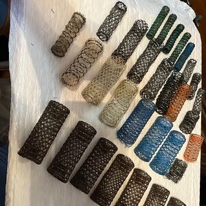 Vintage hair curlers (various sizes)